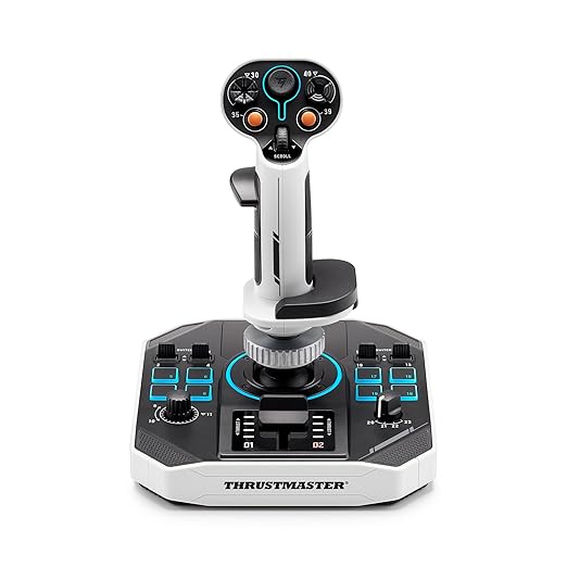 Thrustmaster Sol-R1 Flight Joystick, Hall Effect Technology for Ultra-Precise Gaming, 44 Buttons Ideal for Space Flight Simulation (compatible with PC)