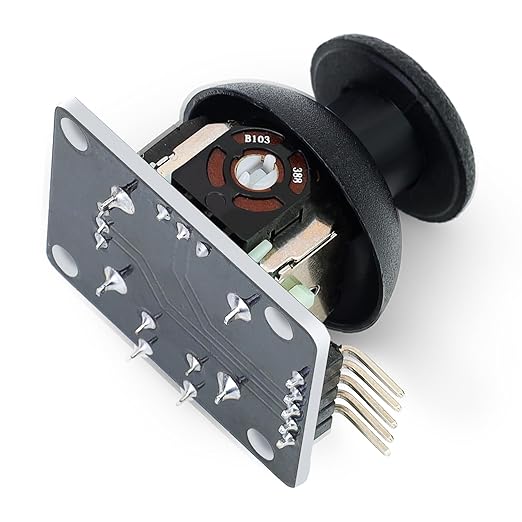 6 Pack Joystick Module Game Console Dual-Axis XY Joystick Module KY-023 Control Stick Sensor Board Compatible with PS2 Arduino Raspberry Pi