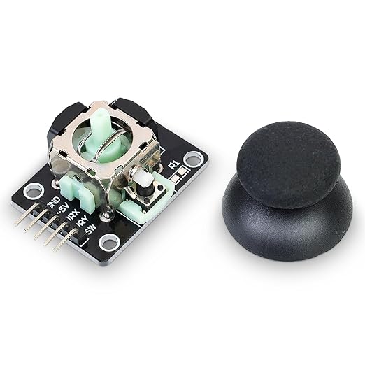 6 Pack Joystick Module Game Console Dual-Axis XY Joystick Module KY-023 Control Stick Sensor Board Compatible with PS2 Arduino Raspberry Pi