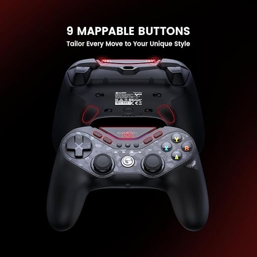 GameSir Tarantula Pro Wireless Controller – TMR Joysticks, Hall Effect Triggers, NFC, Gyro, 9 Mappable Buttons for Switch/PC/iOS/Android