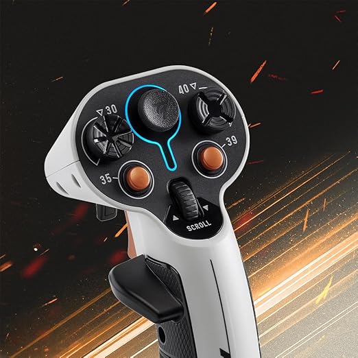 Thrustmaster Sol-R1 Flight Joystick, Hall Effect Technology for Ultra-Precise Gaming, 44 Buttons Ideal for Space Flight Simulation (compatible with PC)